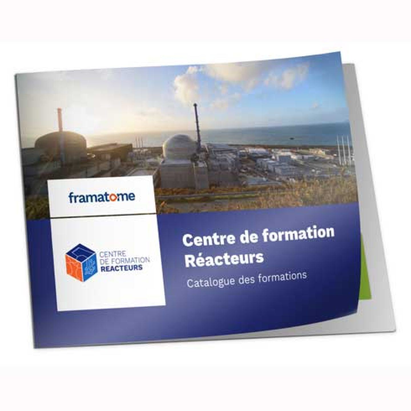 Page de couverture du catalogue de formation réacteurs