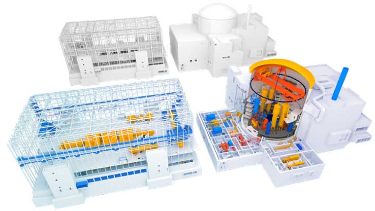 Model of an EPR2 Reactor